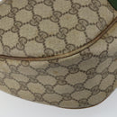 GUCCI GG Supreme Web Sherry Line Shoulder Bag PVC Beige 010 378 Auth 162998-17