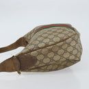 GUCCI GG Supreme Web Sherry Line Shoulder Bag PVC Beige 010 378 Auth 162998-4