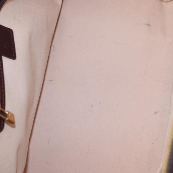 LOUIS VUITTON Monogram Mini Josephine GM Hand Bag Red M92213 LV Auth 162999