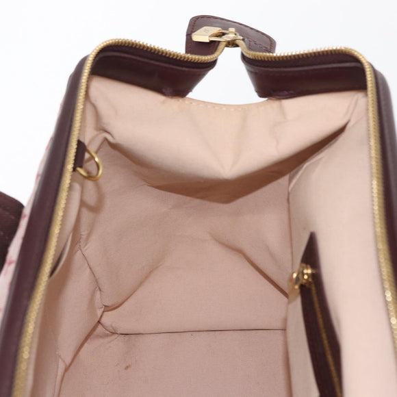 LOUIS VUITTON Monogram Mini Josephine GM Hand Bag Red M92213 LV Auth 162999