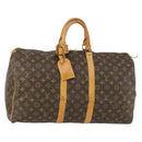LOUIS VUITTON Monogram Keepall 50 Boston Tasche M41426 LV Auth 163003-1