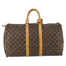 LOUIS VUITTON Monogram Keepall 50 Boston Bag M41426 LV Auth 163003-2