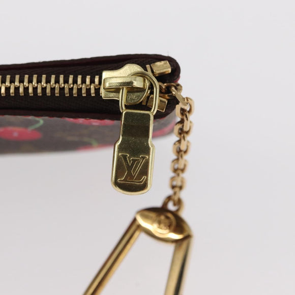 LOUIS VUITTON Monogram Cherry Pochette Cles Coin Purse M95042 LV Auth 163006V