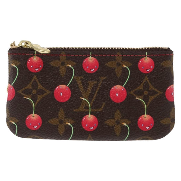 LOUIS VUITTON Monogram Cherry Pochette Cles Coin Purse M95042 LV Auth 163006V
