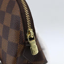 LOUIS VUITTON Damier Ebene Pochette Cosmetic PM Pouch N47516 LV Auth 163008-8