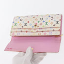 LOUIS VUITTON Monogram Multicolor Portefeuille Sarah Wallet M93745 Auth 163012-8