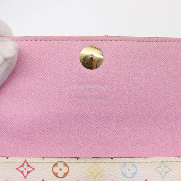 LOUIS VUITTON Monogram Multicolor Portefeuille Sarah Wallet M93745 Auth 163012