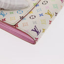 LOUIS VUITTON Monogram Multicolor Portefeuille Sarah Wallet M93745 Auth 163012-7