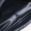 BALLY Quilted Chain Shoulder Bag Leather Black Gold Auth 163023-11