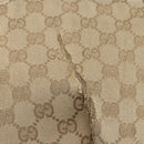 GUCCI GG Canvas Abbey Shoulder Bag Beige Gold 203257 Auth 163025-9