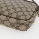 GUCCI GG Supreme Shoulder Bag PVC Beige Gold 89 02 068 Auth 163026-12