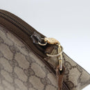 GUCCI GG Supreme Shoulder Bag PVC Beige Gold 89 02 068 Auth 163026-14