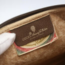 GUCCI GG Supreme Shoulder Bag PVC Beige Gold 89 02 068 Auth 163026-15