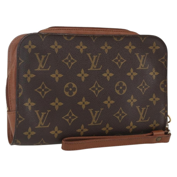 LOUIS VUITTON Monogram Orsay Clutch Bag M51790 LV Auth 163037