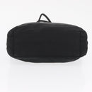 PRADA Shoulder Bag Nylon Black Silver Auth 163038-5