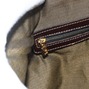 FENDI Zucca Canvas Handtasche 2-Wege Schwarz Braun Gold Authentisch 163042-23