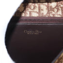Christian Dior Trotter Canvas Shoulder Bag Beige Gold Auth 163043-20