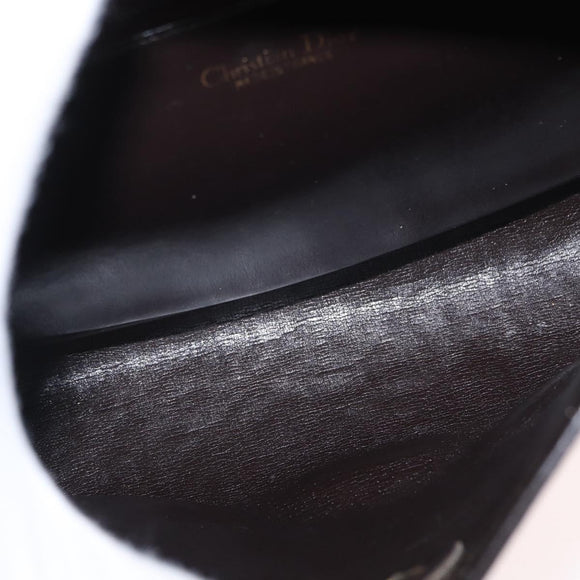 Christian Dior Trotter Canvas Shoulder Bag Beige Gold Auth 163043