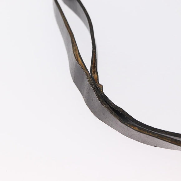 Christian Dior Trotter Canvas Shoulder Bag Beige Gold Auth 163043