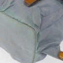 PRADA Backpack Nylon Light Blue Silver Auth 163044-18