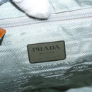 PRADA Backpack Nylon Light Blue Silver Auth 163044-25
