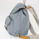 PRADA Backpack Nylon Light Blue Silver Auth 163044-3