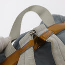 PRADA Backpack Nylon Light Blue Silver Auth 163044-8