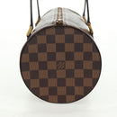 LOUIS VUITTON Damier Ebene Papillon 30 Hand Bag N51303 LV Auth 163047V-4