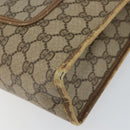 GUCCI GG Supreme Web Sherry Line Tote Bag PVC Beige Red 89 02 997 Auth 163056-9