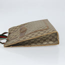 GUCCI GG Supreme Web Sherry Line Tote Bag PVC Beige Red 89 02 997 Auth 163056-4