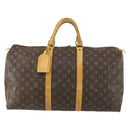 LOUIS VUITTON Monogram Keepall 50 Boston Bag M41426 LV Auth 163059-2