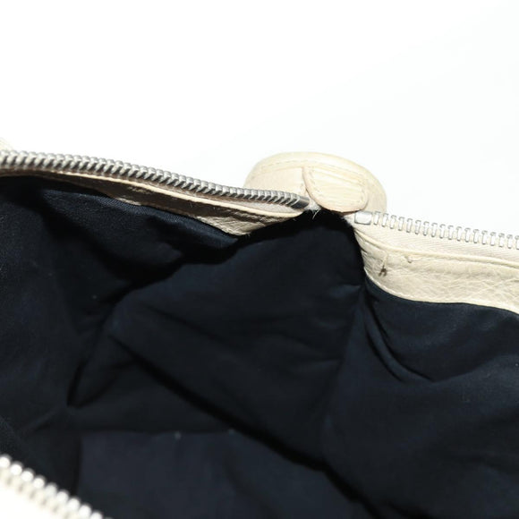 BALENCIAGA Giant Work Hand Bag Leather Multicolor Silver 173080 Auth 163060V
