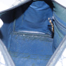 GUCCI GG Supreme Boston Bag PVC Navy Gold 002 39 6842 Auth 163068-20
