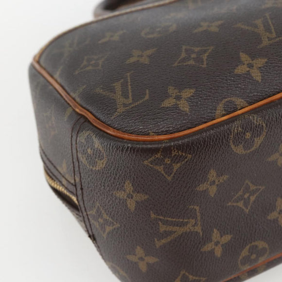 LOUIS VUITTON Monogram Trouville Hand Bag M42228 LV Auth 163069