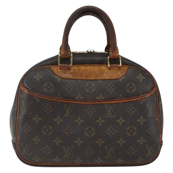 LOUIS VUITTON Monogram Trouville Hand Bag M42228 LV Auth 163069