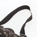 PRADA Hand Bag Nylon 2way Brown Silver Auth 163076-15