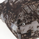 PRADA Hand Bag Nylon 2way Brown Silver Auth 163076-16