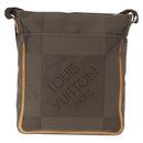 LOUIS VUITTON Damier Geant Compignon Messenger bag Khaki M93045 LV Auth 163079-2