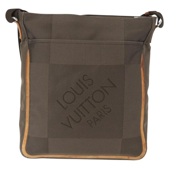 LOUIS VUITTON Damier Geant Compignon Messenger bag Khaki M93045 LV Auth 163079