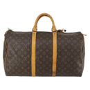 LOUIS VUITTON Monogram Keepall 50 Boston Bag M41426 LV Auth 163080-3