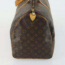 LOUIS VUITTON Monogram Keepall 50 Boston Bag M41426 LV Auth 163080-4