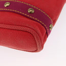 LOUIS VUITTON Antigua Cabas PM Tote Bag Canvas Rouge M40037 LV Auth 163083-9