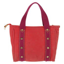 LOUIS VUITTON Antigua Cabas PM Tote Bag Canvas Rouge M40037 LV Auth 163083-2