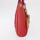 LOUIS VUITTON Antigua Cabas PM Tote Bag Canvas Rouge M40037 LV Auth 163083-4