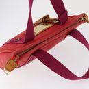 LOUIS VUITTON Antigua Cabas PM Tote Bag Canvas Rouge M40037 LV Auth 163083-6