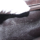 Christian Dior Trotter Canvas Shoulder Bag Beige Gold Auth 163084-18