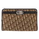 Christian Dior Trotter Canvas Shoulder Bag Beige Gold Auth 163084-13