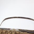 Christian Dior Trotter Canvas Shoulder Bag Beige Gold Auth 163084-9