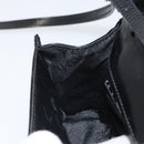 Salvatore Ferragamo Vala Shoulder Bag Patent leather Black Silver Auth 163086-19
