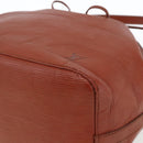 LOUIS VUITTON Epi Petit Noe Shoulder Bag Brown M44103 LV Auth 163091-10